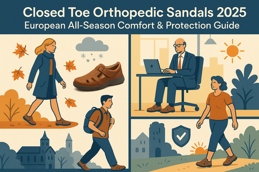 Closed Toe Orthopedic Sandals 2025: European All-Season Comfort & Protection Guide