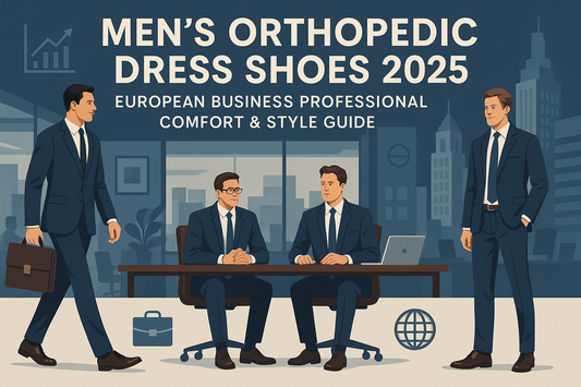 Men's Orthopedic Dress Shoes 2025: European Business Professional Comfort & Style Guide