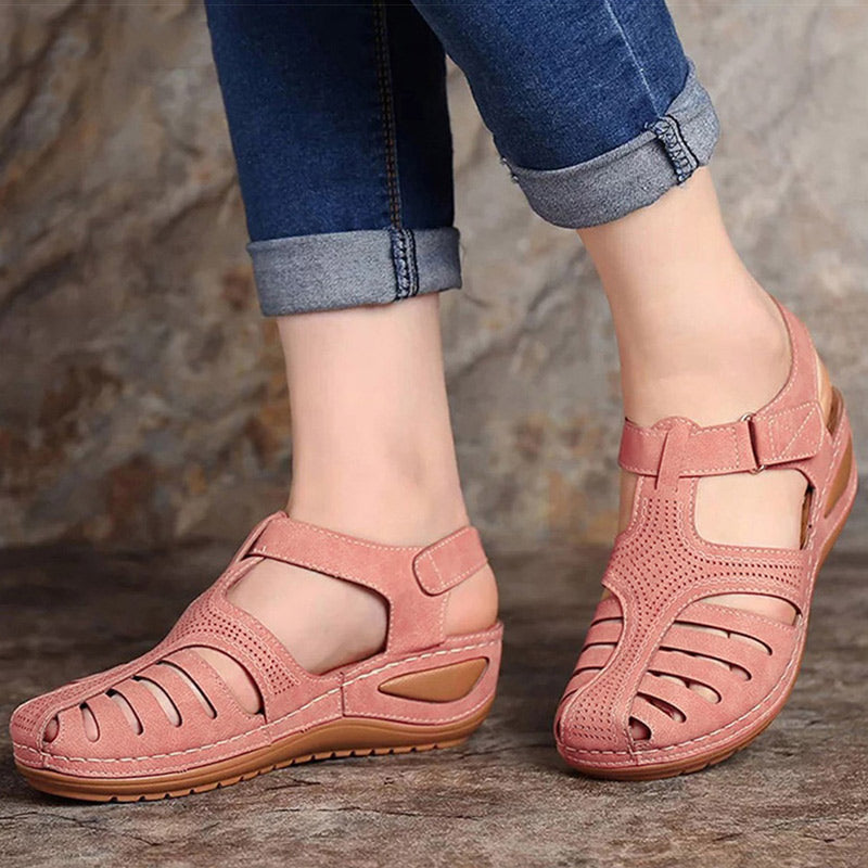 Frama Store | Women's Orthopedic Closed-Toe Comfort Sandals - Frama Store Frama Store | Women's Orthopedic Closed-Toe Comfort Sandals - Brown / 3