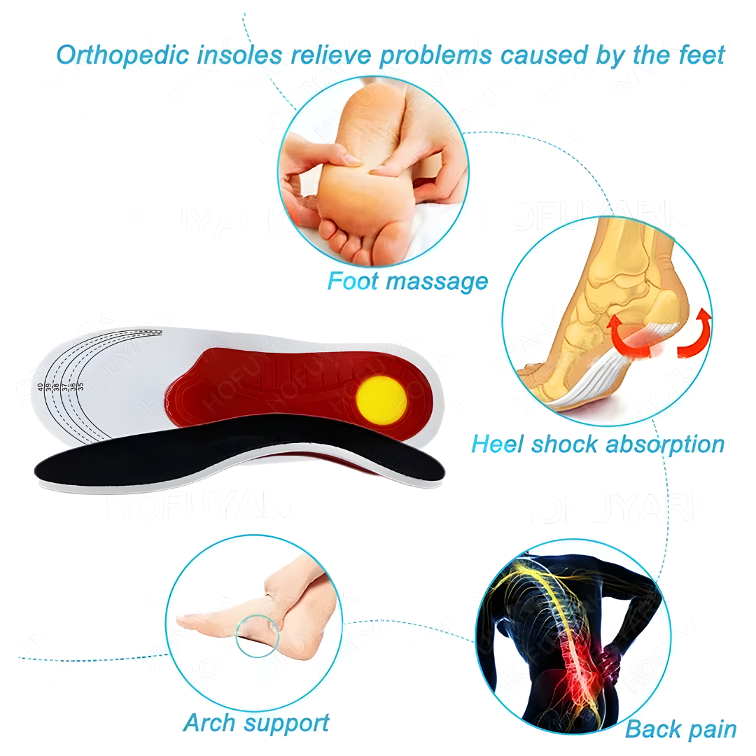 Men's Orthotic Insoles - Foot Pain Relief Cushions