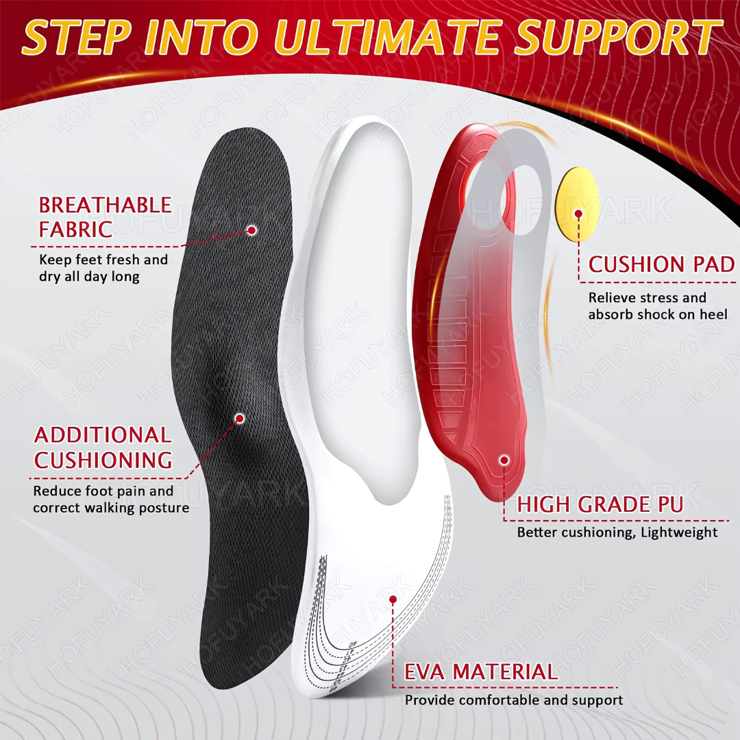 Men's Orthotic Insoles - Foot Pain Relief Cushions