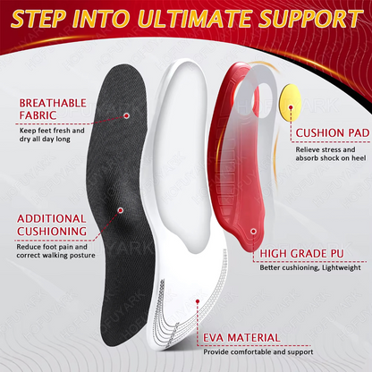 Men's Orthotic Insoles - Foot Pain Relief Cushions