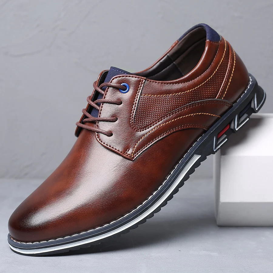 Frama Store | Men's Orthopedic Dress Shoes for Business & Comfort - Frama Store Frama Store | Men's Orthopedic Dress Shoes for Business & Comfort - Brown / 5