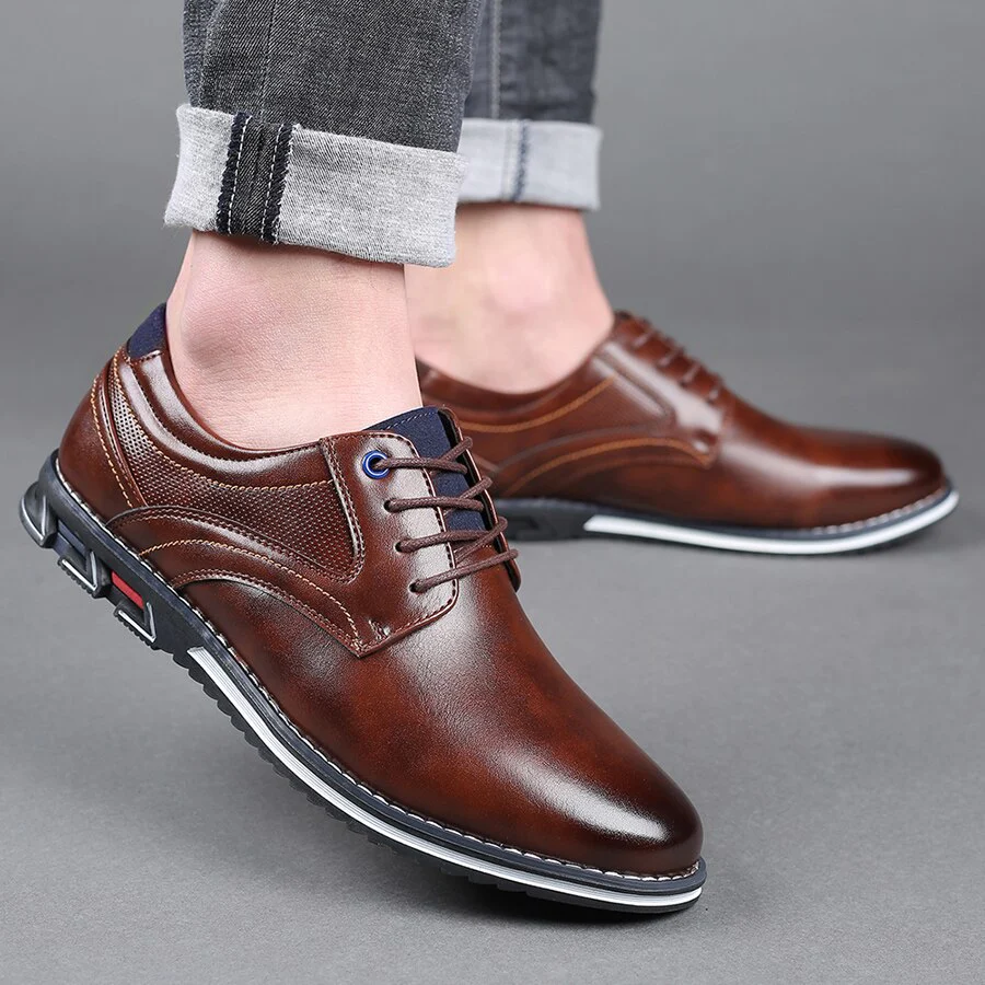 Frama Store | Men's Orthopedic Dress Shoes for Business & Comfort - Frama Store Frama Store | Men's Orthopedic Dress Shoes for Business & Comfort - Brown / 5