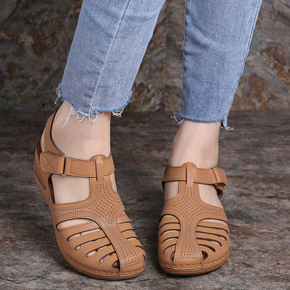 Frama Store | Women's Orthopedic Closed-Toe Comfort Sandals - Frama Store Frama Store | Women's Orthopedic Closed-Toe Comfort Sandals - Brown / 3