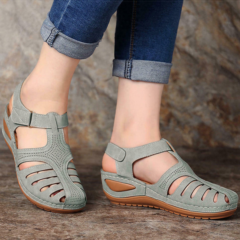 Frama Store | Women's Orthopedic Closed-Toe Comfort Sandals - Frama Store Frama Store | Women's Orthopedic Closed-Toe Comfort Sandals - Brown / 3