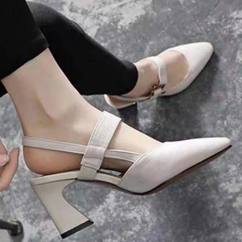Frama Store | Elegant Orthopedic Block Heel Sandals for Women - Frama Store Frama Store | Elegant Orthopedic Block Heel Sandals for Women - Brown / 2.5