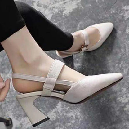 Frama Store | Elegant Orthopedic Block Heel Sandals for Women - Frama Store Frama Store | Elegant Orthopedic Block Heel Sandals for Women - Brown / 2.5