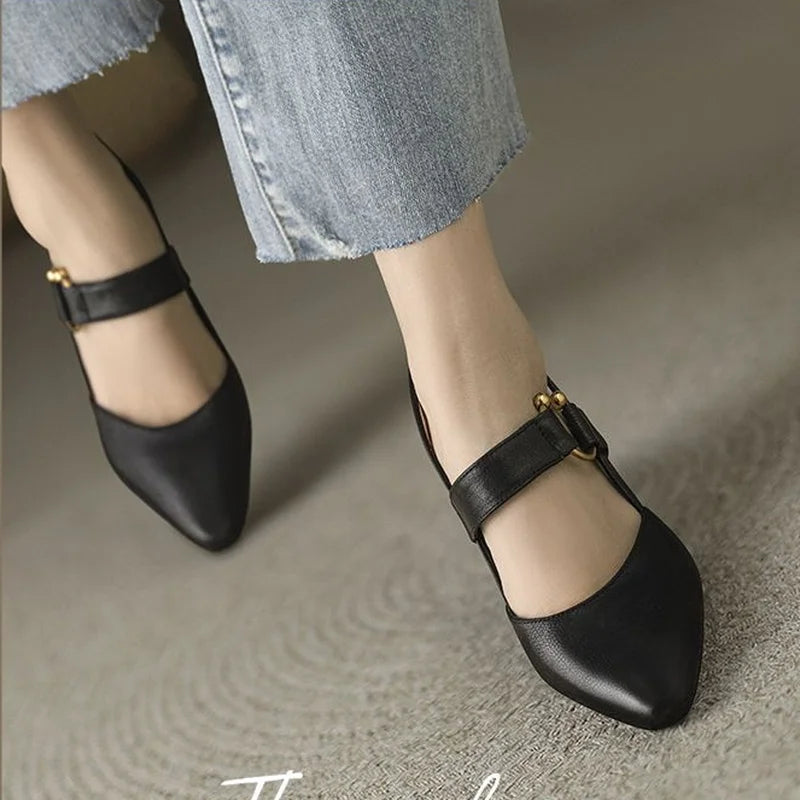Frama Store | Elegant Orthopedic Block Heel Sandals for Women - Frama Store Frama Store | Elegant Orthopedic Block Heel Sandals for Women - Brown / 2.5